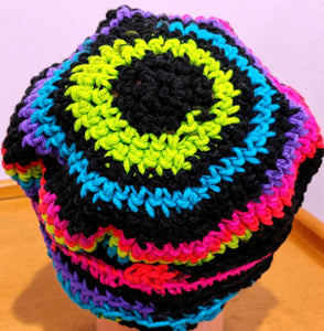 Crochet Childs Hat with Dog Patch