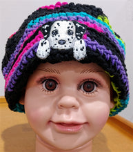 Load image into Gallery viewer, Crochet Childs Hat with Dog Patch
