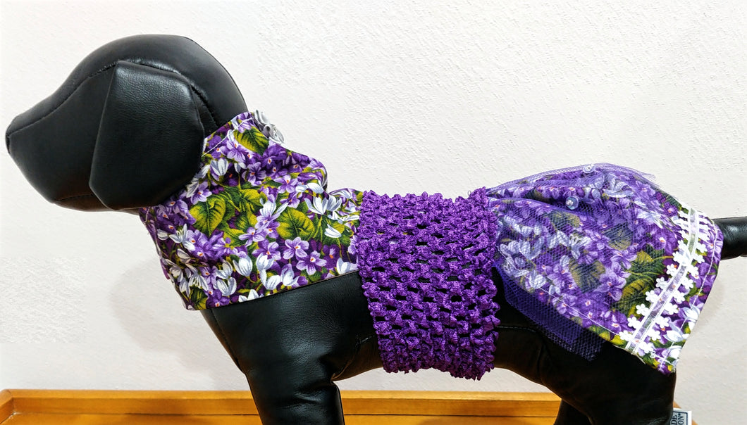 Floral Dog Dress for small dogs