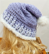 Load image into Gallery viewer, Faux Fur Lined Crochet Dog Hoodie and matching hat (optional)
