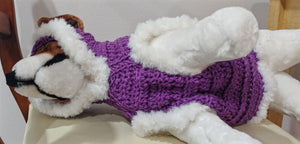 Crochet Dog Sweater/Hoodie