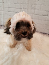 Load image into Gallery viewer, Faux Fur lined Crochet Dog Sweater/Hoodie
